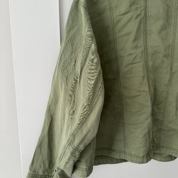 Anthropologie | Cropped Aviator/Cropped Trench Jacket | 3X -- NWT - Picture 7 of 11